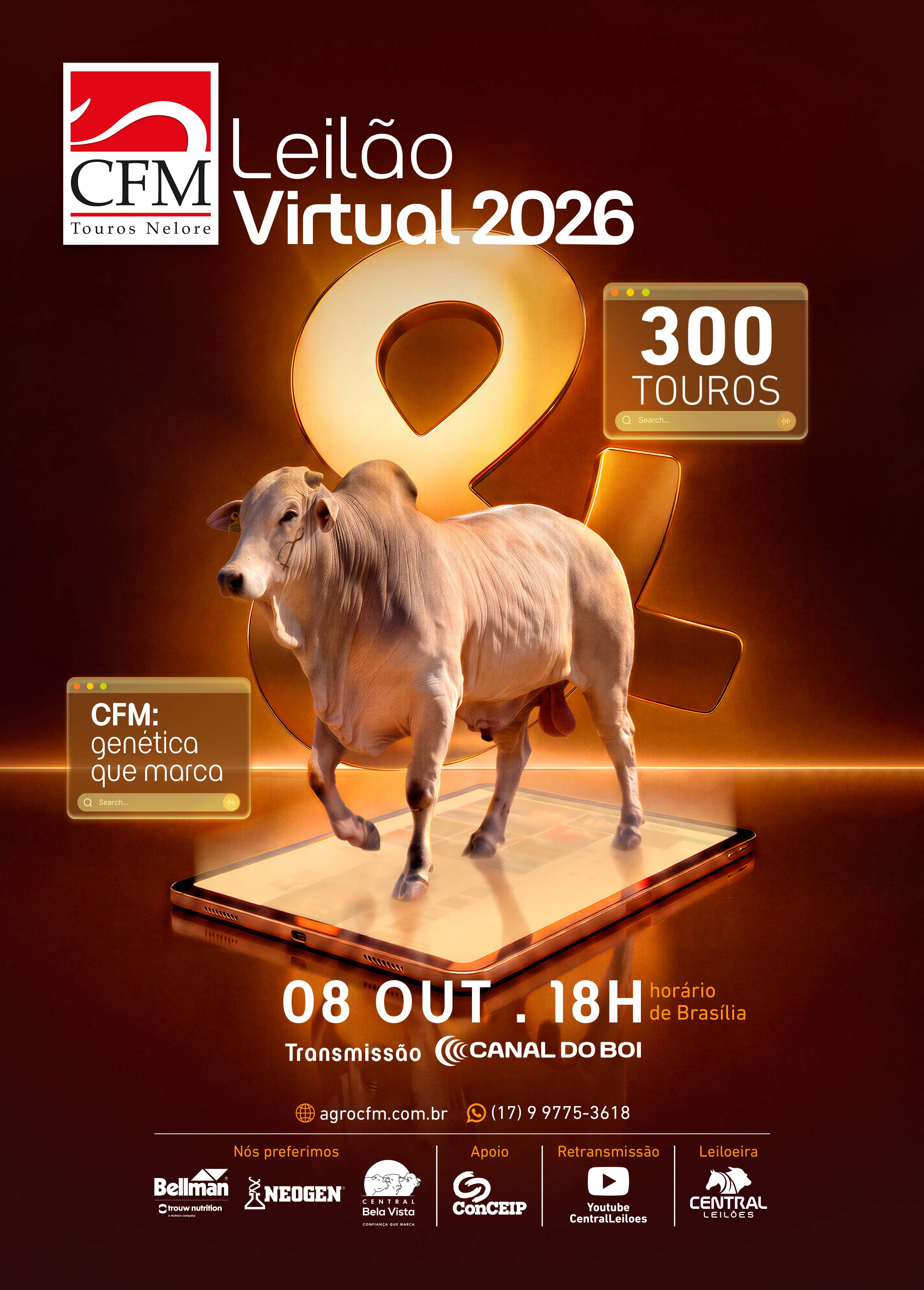 LEILÃO VIRTUAL CFM 2026